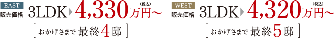 ファーネスト博多ルシエEAST ファーネスト博多ルシエWEST 販売価格