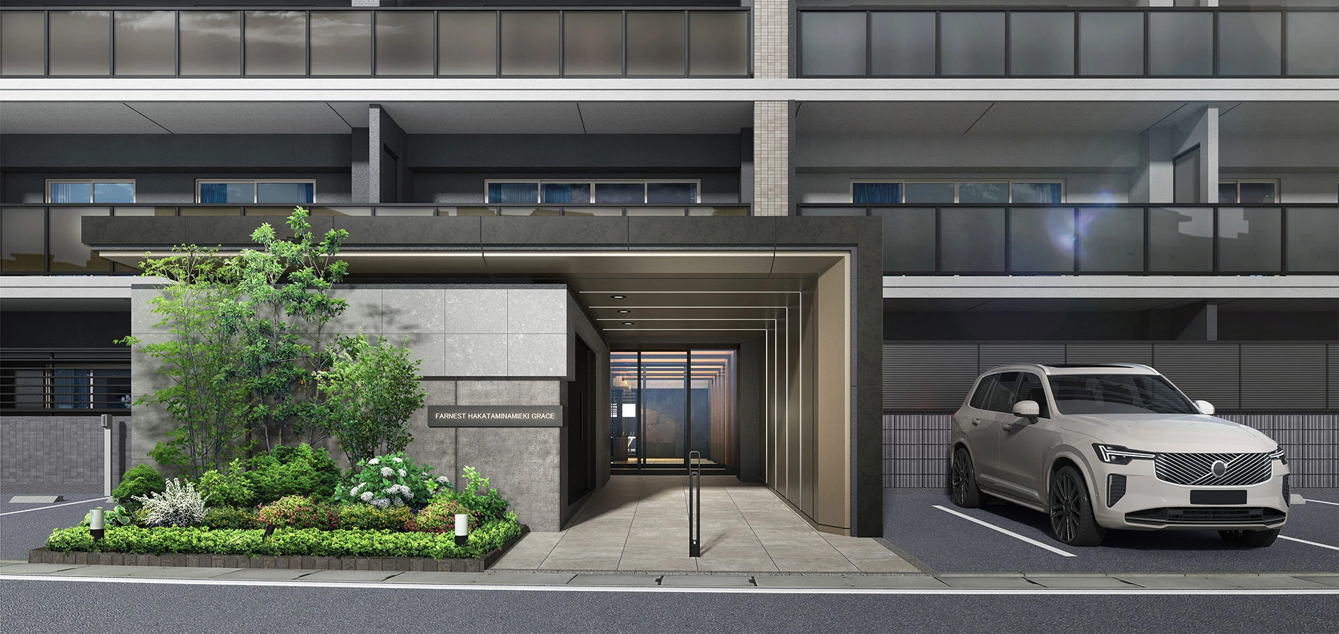 ファーネスト博多南駅グレイス エントランスアプローチ：昼景image