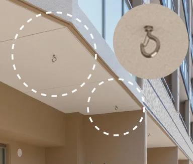 1F住戸テラス丸環設置image