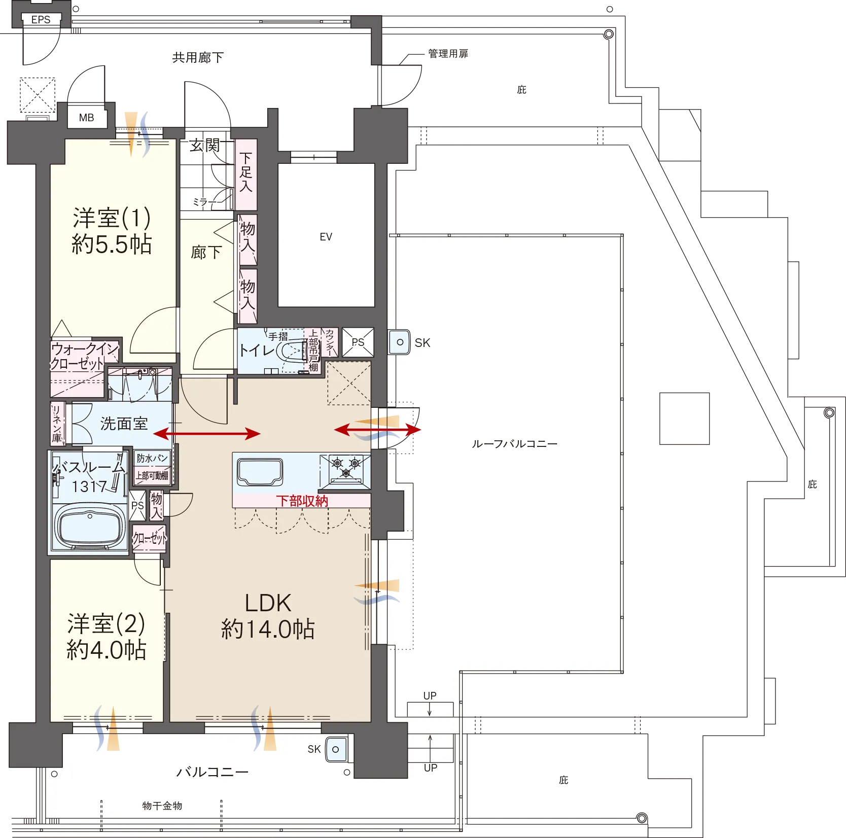 ファーネスト井尻ルシエ EAST 間取り Image