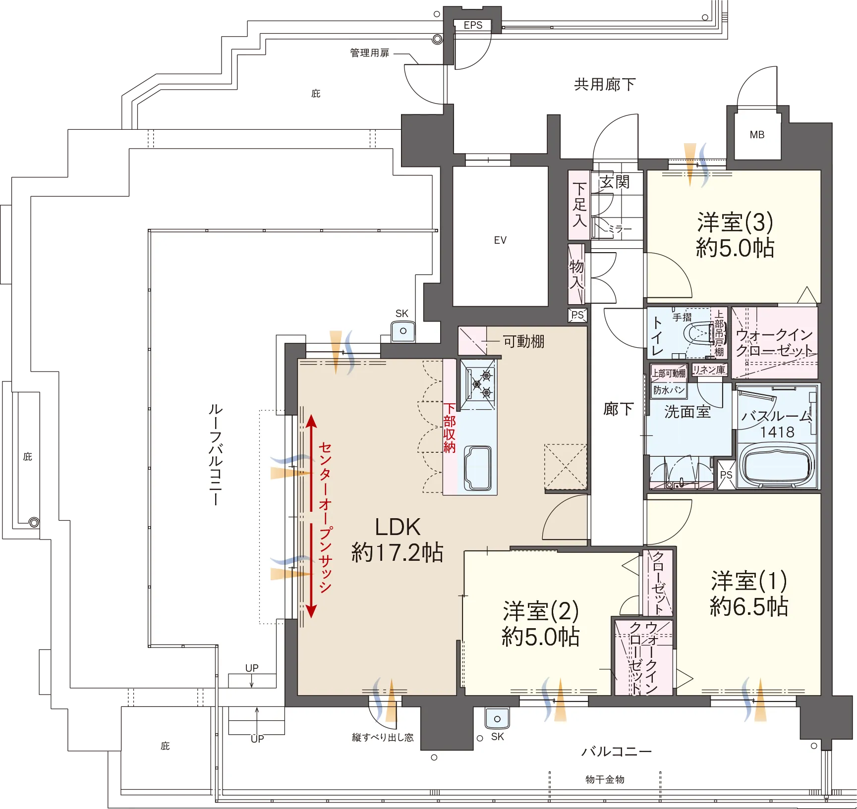 ファーネスト井尻ルシエ EAST 間取り Image