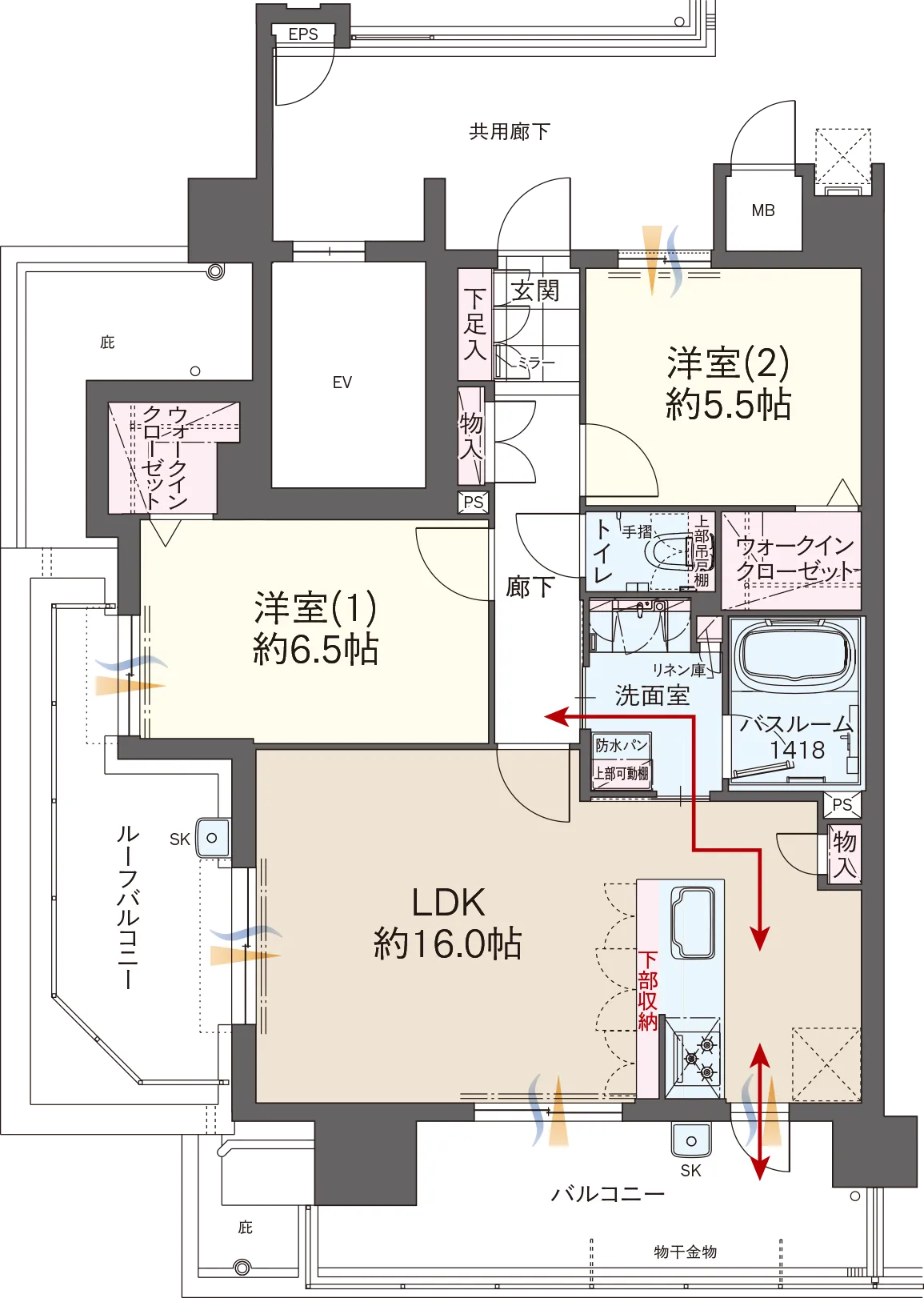 ファーネスト井尻ルシエ EAST 間取り Image