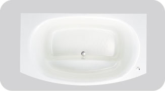ワイド浴槽形状image