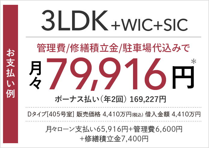 お支払い例