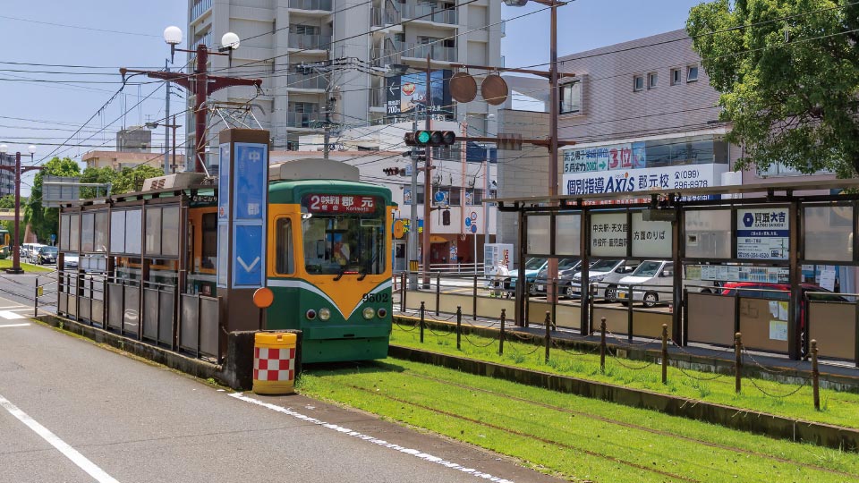 鹿児島市電「中郡」電停
