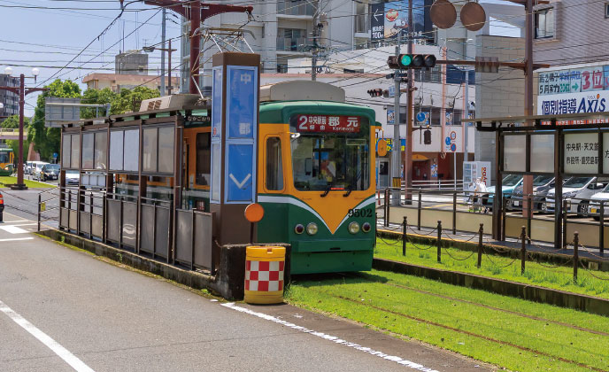 鹿児島市電「中郡」電停