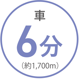 車 6分