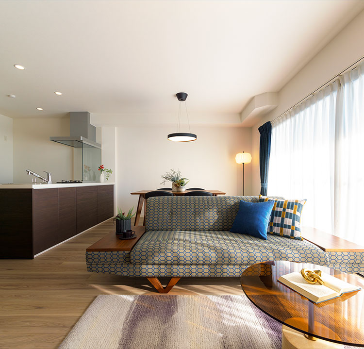 ファーネスト長与レジデンス建物内モデルルーム