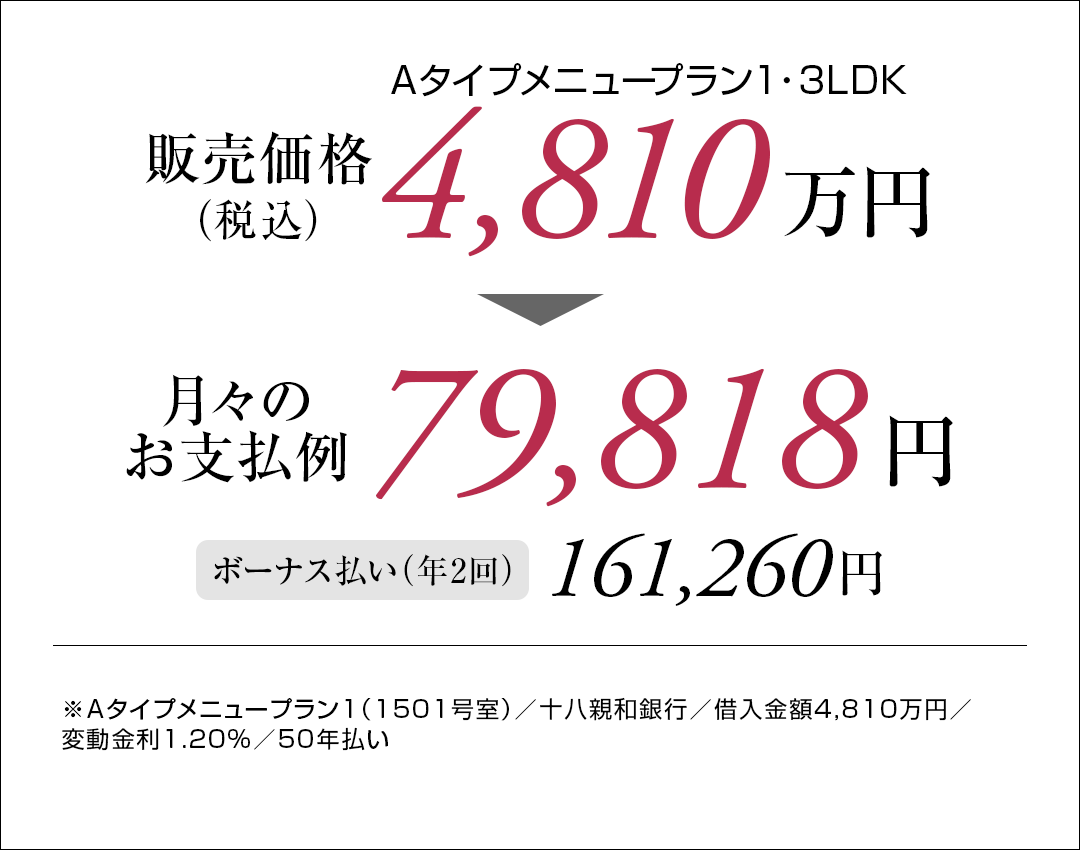 Aタイプ支払い例