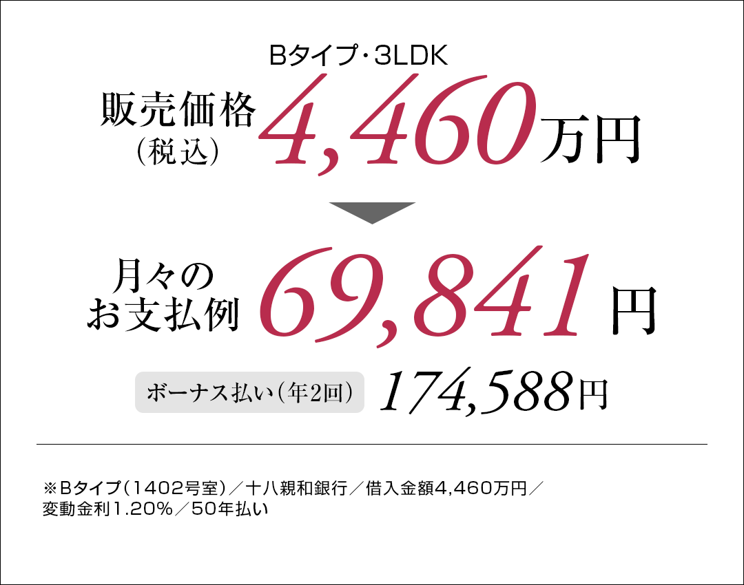 Bタイプ支払い例