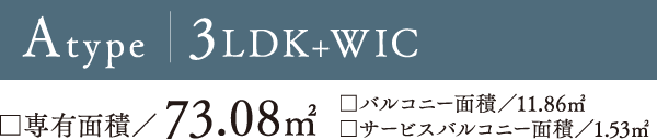A type 3LDK+WIC